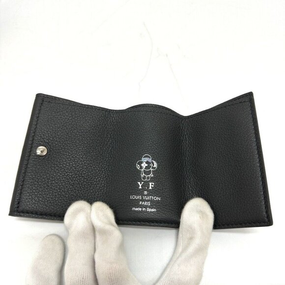LOUIS VUITTON Portefeuille Lock Mini Wallet Unused (has initials Y.F.) - Picture 10 of 12